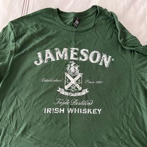 Green Jameson whisky tshirt